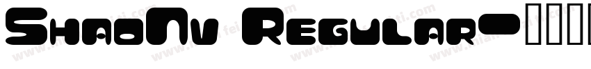 ShaoNv Regular字体转换